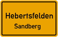 Straßenverzeichnis Hebertsfelden Sandberg