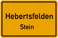 Straßenverzeichnis Hebertsfelden Stein