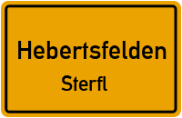 Straßenverzeichnis Hebertsfelden Sterfl