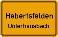 Straßenverzeichnis Hebertsfelden Unterhausbach