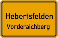 Straßenverzeichnis Hebertsfelden Vorderaichberg