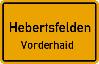 Straßenverzeichnis Hebertsfelden Vorderhaid