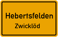 Straßenverzeichnis Hebertsfelden Zwicklöd