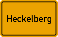 City Sign Heckelberg