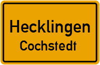 Friedensstraße in HecklingenCochstedt