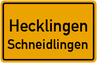 Schmale Straße in HecklingenSchneidlingen
