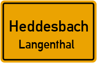 Langenthaler Weg in HeddesbachLangenthal