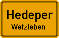 Neue Straße in HedeperWetzleben