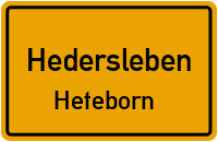 Friedensstraße in HederslebenHeteborn