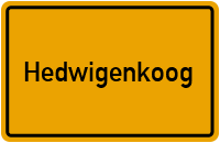 City Sign Hedwigenkoog