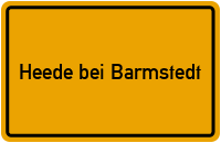 Ortsschild Heede bei Barmstedt