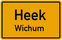 Wichumer Straße in HeekWichum