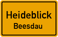 Beesdau Straße Der Einheit in HeideblickBeesdau