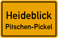 Pitschen-Pickel in HeideblickPitschen-Pickel