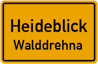 Walddrehna Bahnhofstraße in HeideblickWalddrehna