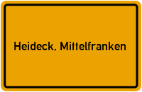 Branchenbuch von Heideck, Mittelfranken auf onlinestreet.de