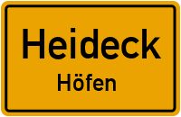 Tannenstraße in HeideckHöfen