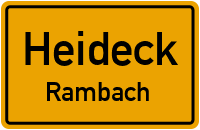 Straßenverzeichnis Heideck Rambach