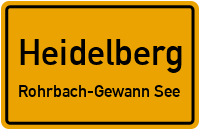 Dachsbuckelweg in HeidelbergRohrbach-Gewann See