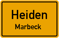Grenzweg in HeidenMarbeck