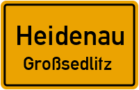 Heckenweg in HeidenauGroßsedlitz