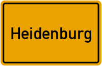 City Sign Heidenburg