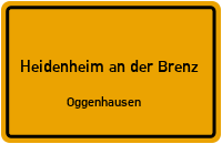 Dornhauweg in 89522 Heidenheim an der Brenz (Oggenhausen)