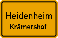 Ostheimer Weg in HeidenheimKrämershof
