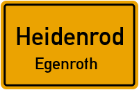 Klosterstraße in HeidenrodEgenroth