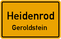 Wisperstraße in HeidenrodGeroldstein