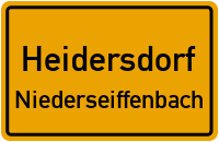 Hofbergstraße in HeidersdorfNiederseiffenbach