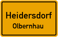 Alte Straße in HeidersdorfOlbernhau