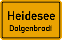 Blossiner Straße in 15754 Heidesee (Dolgenbrodt)