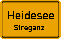 Neue Straße in HeideseeStreganz
