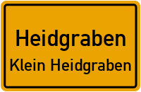 Grenzstraße in HeidgrabenKlein Heidgraben