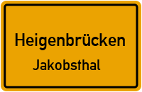 Kirchstraße in HeigenbrückenJakobsthal