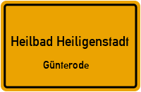 Duderstädter Straße in 37308 Heilbad Heiligenstadt (Günterode)