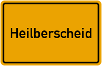 Ortsschild von Gemeinde Heilberscheid in Rheinland-Pfalz