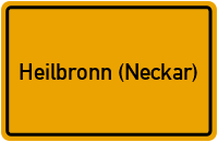 City Sign Heilbronn (Neckar)