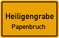 Plattenweg in HeiligengrabePapenbruch