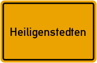 Ortsschild von Gemeinde Heiligenstedten in Schleswig-Holstein