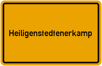 City Sign Heiligenstedtenerkamp