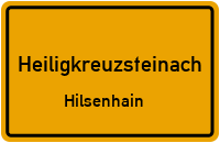 Straßen in Heiligkreuzsteinach Hilsenhain
