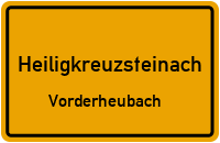 Straßenverzeichnis Heiligkreuzsteinach Vorderheubach