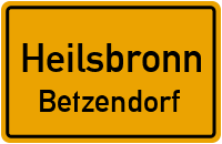 Straßenverzeichnis Heilsbronn Betzendorf
