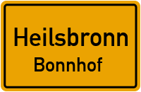 Seitenstraße in HeilsbronnBonnhof