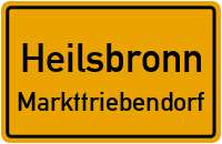 Straßenverzeichnis Heilsbronn Markttriebendorf