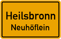 Straßenverzeichnis Heilsbronn Neuhöflein