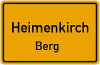 Straßen in Heimenkirch Berg