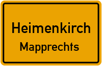 Straßen in Heimenkirch Mapprechts